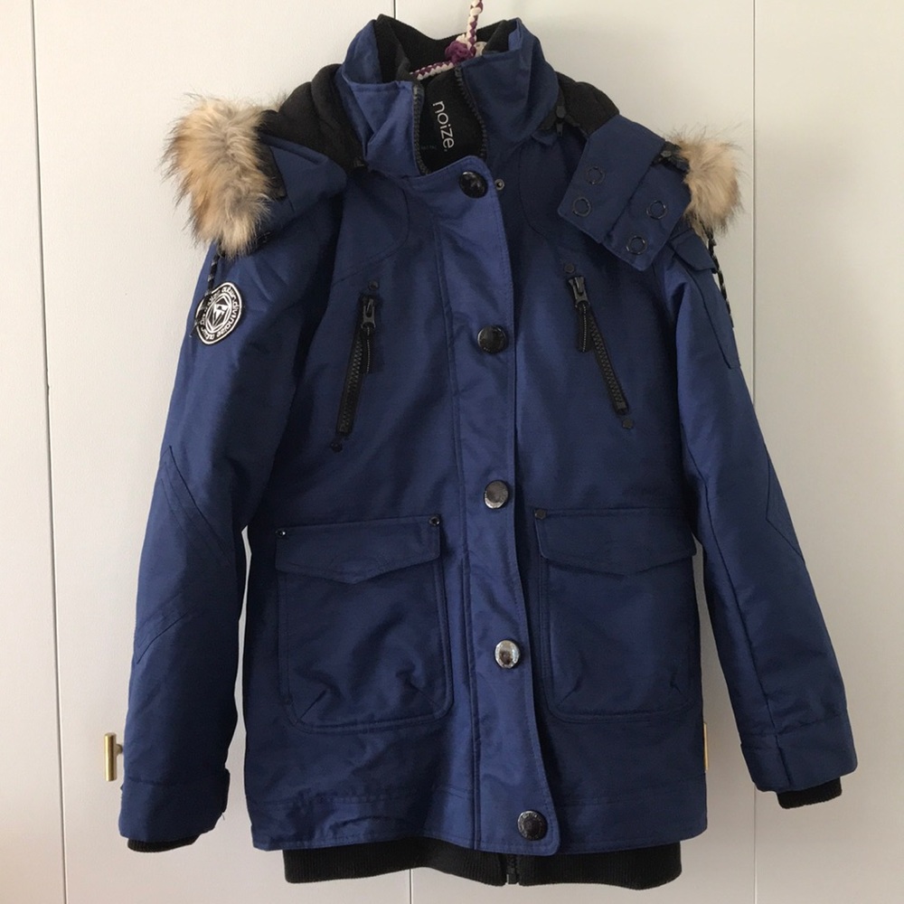Beautiful Cobalt Blue Snow Coat